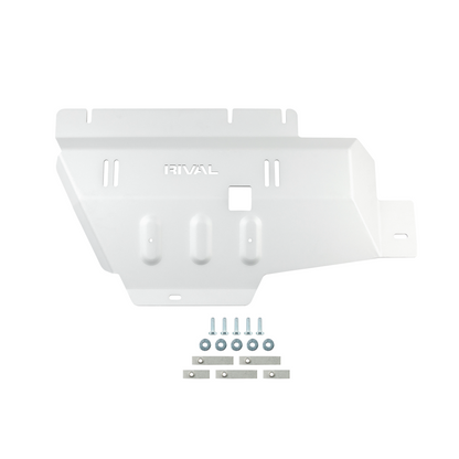 RIVAL Aluminum Transfer Case Skid Plate 2015-2025 Ford F-150 EcoBoost V8 2.7 except PowerBoost