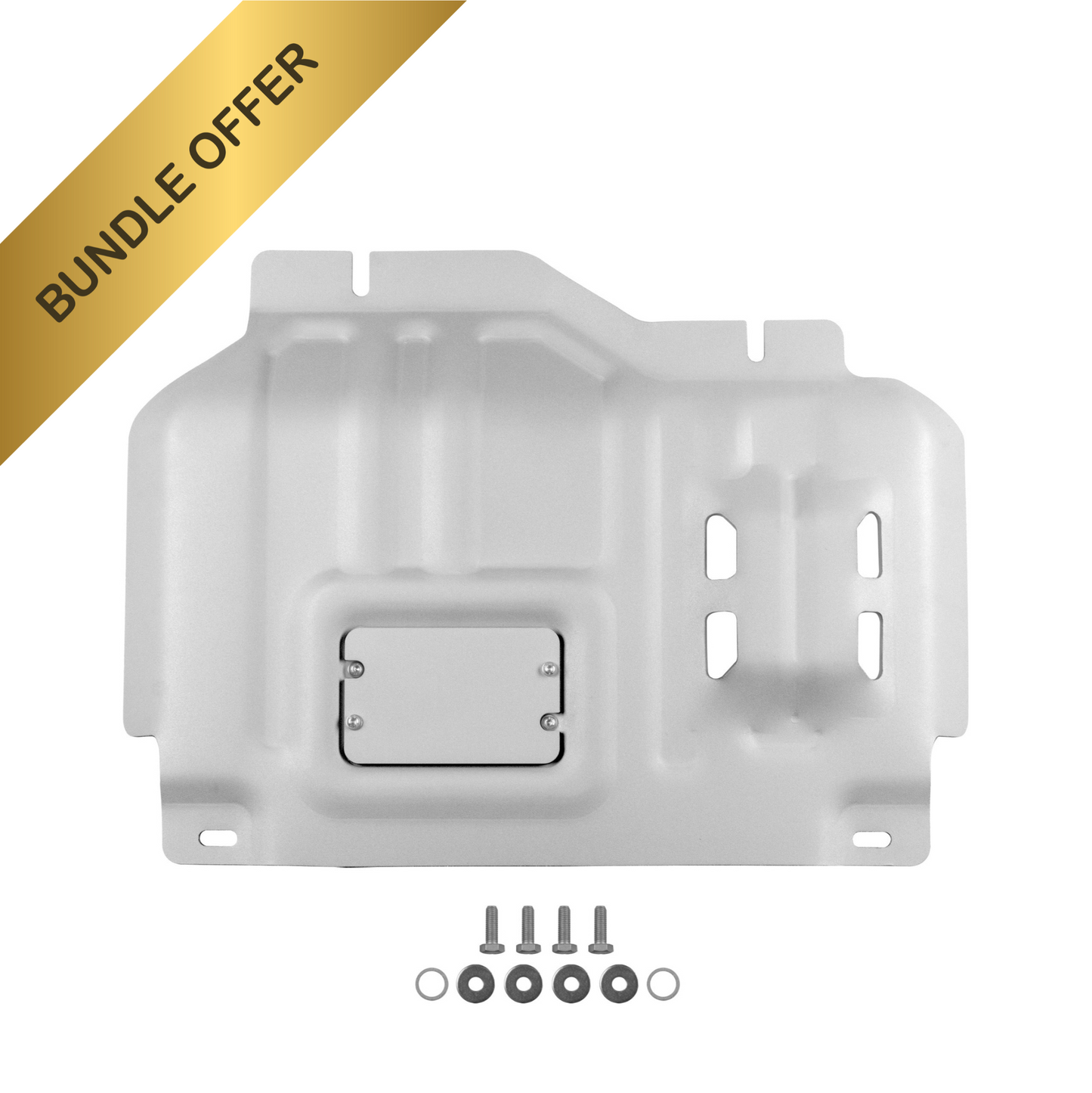 RIVAL Aluminum Engine Skid Plate 2024-2025 Ford Ranger including Raptor | 2021-2025 Ford Bronco 2Door 4Door - RIVAL USA INC.