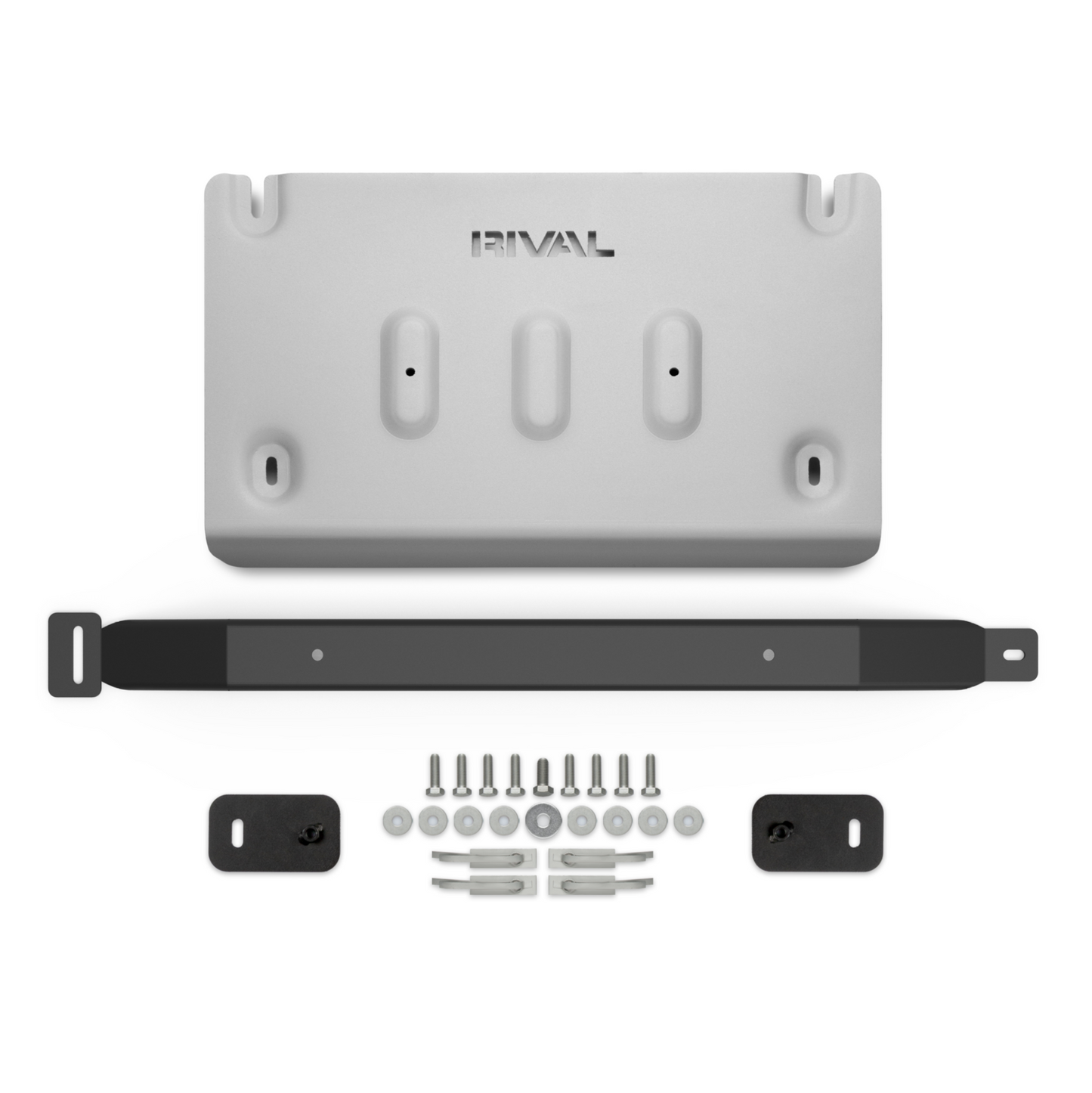 RIVAL Aluminum Transfer Case Skid Plate 2024-2025 Ford Ranger including XLT FX4 2024-2025 Ford Ranger Raptor