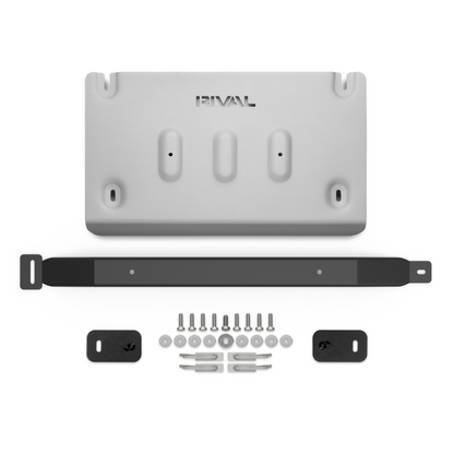 RIVAL Aluminum Transfer Case Skid Plate 2024-2025 Ford Ranger including XLT FX4 2024-2025 Ford Ranger Raptor