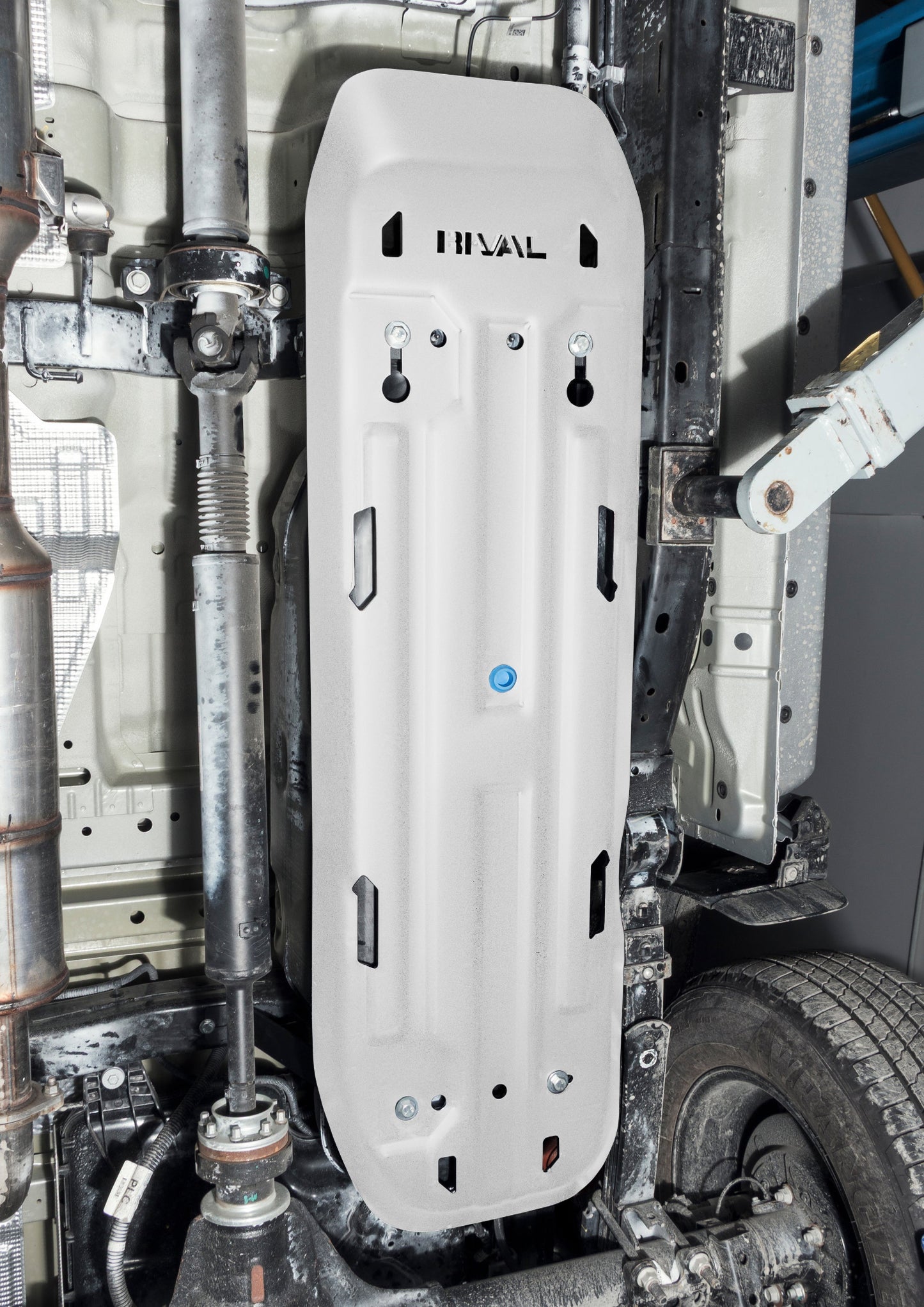 RIVAL Aluminum Gas Tank Skid Plate 2024-2025 Ford Ranger including FX4 - RIVAL USA INC.