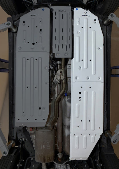 RIVAL Aluminum Driver Underside Skid Plate 2022-2026 Ford Maverick Hybrid FWD AWD - RIVAL USA INC.