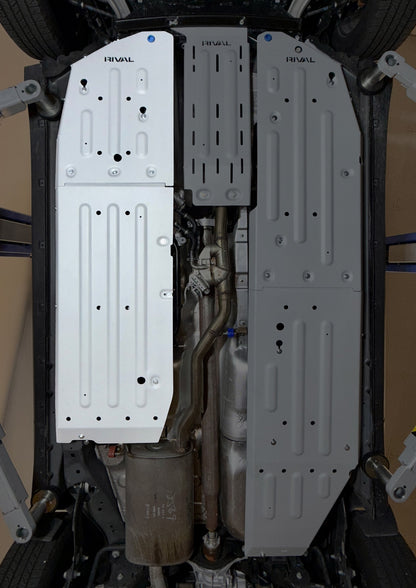 RIVAL Aluminum Passenger Underside Skid Plate 2022-2026 Ford Maverick Hybrid FWD AWD - RIVAL USA INC.
