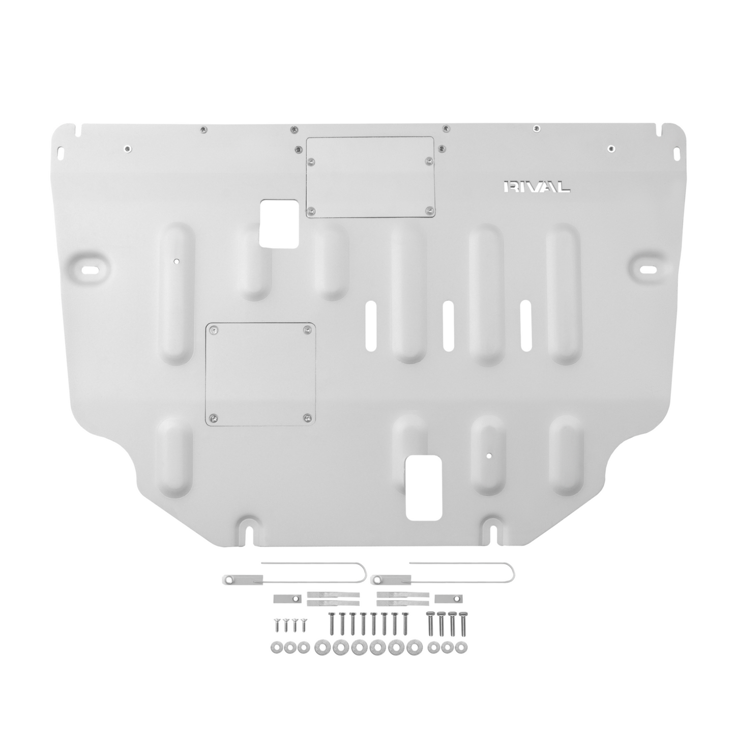 RIVAL Aluminum Engine Skid Plate 2022-2025 Ford Bronco Sport with polymer oil pan - RIVAL USA INC.