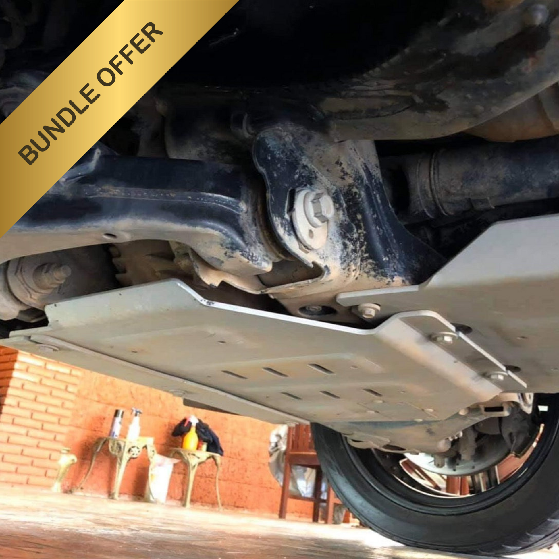 RIVAL Aluminum Engine Skid Plate Toyota Land Cruiser 2007-2021 Lexus LX570 - RIVAL USA INC.