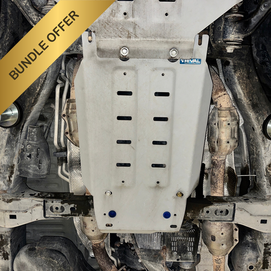 RIVAL Aluminum Transmission Skid Plate Toyota Land Cruiser 2007-2021 Lexus LX570
