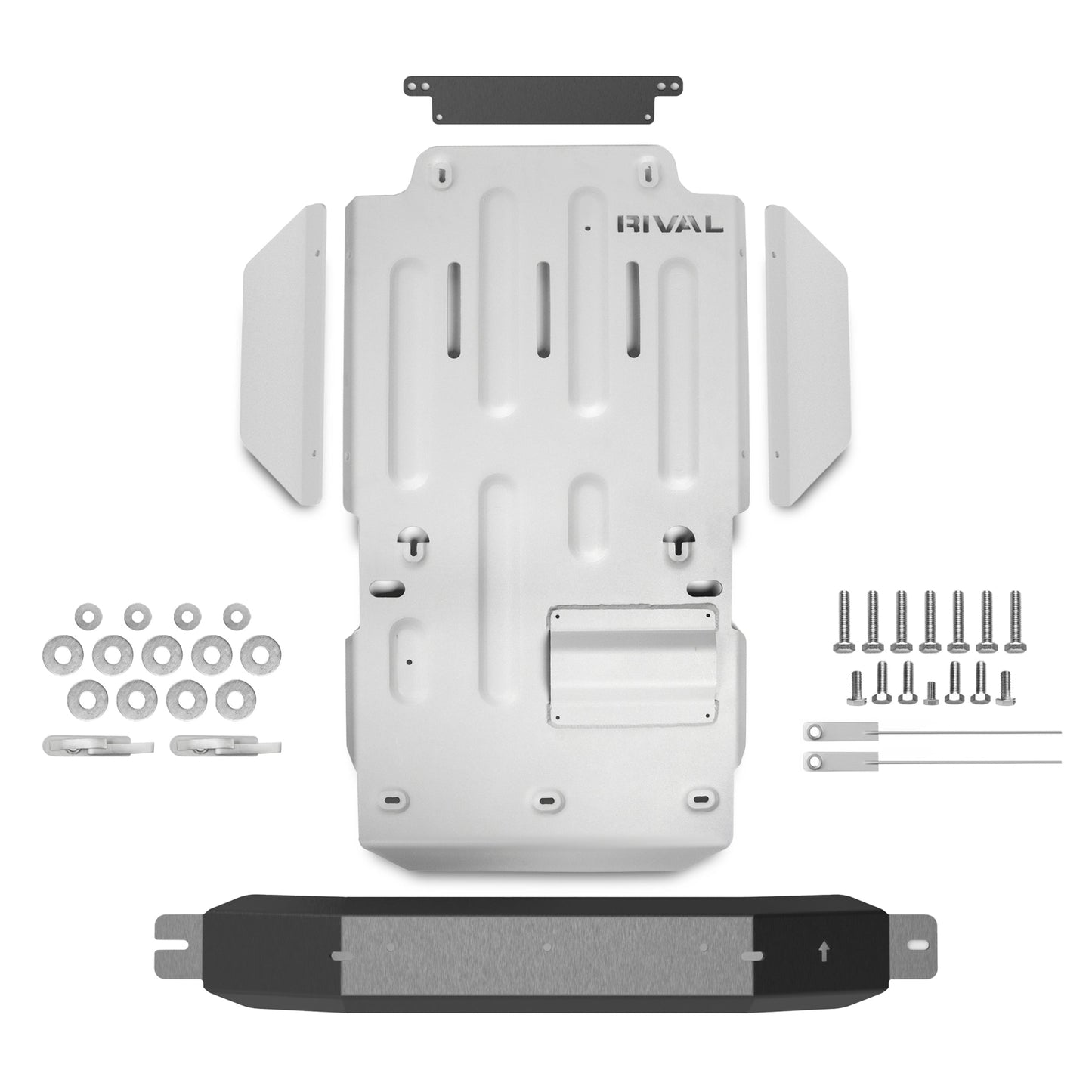 RIVAL Aluminum Transmission Transfer Case Skid Plate 2010-2024 Toyota 4Runner 5Gen - RIVAL USA INC.