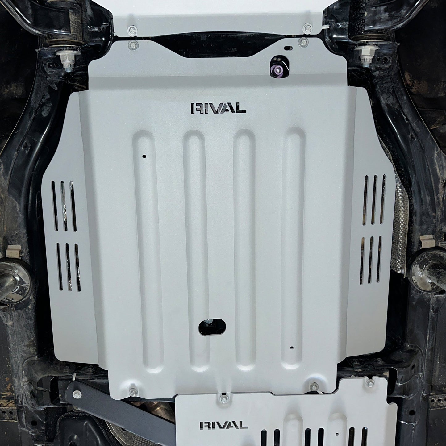 RIVAL Aluminum Transmission Skid Plate 2024-2025 Toyota Tacoma 4Gen Hybrid 2024-2025 Toyota Land Cruiser Hybrid 2025 Toyota 4Runner 6Gen