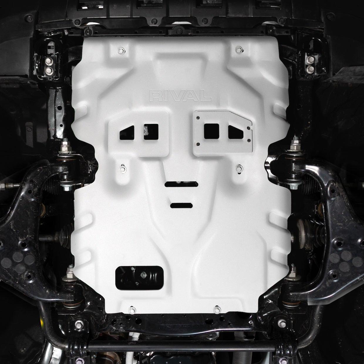 RIVAL Aluminum Engine Skid Plate 2024-2026 Toyota Tacoma TRD Off-Road TRD Pro Trailhunter 2024-2026 Toyota Land Cruiser 2025-2026 Toyota 4Runner