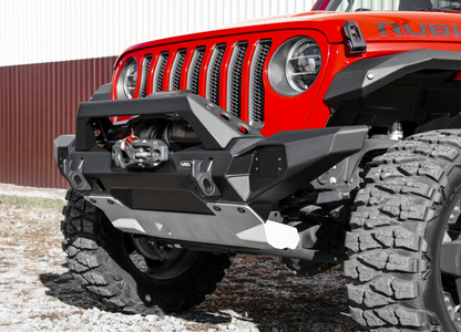 RIVAL Jeep Wrangler Front Full-Width Aluminum Bumper 2018-2026 Jeep Wrangler JL 2007-2017 Jeep Wrangler JK 2020-2026 Jeep Gladiator - RIVAL USA INC.