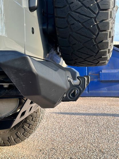 RIVAL Rear Aluminum Stubby Bumper Jeep Wrangler JL 2018-2024