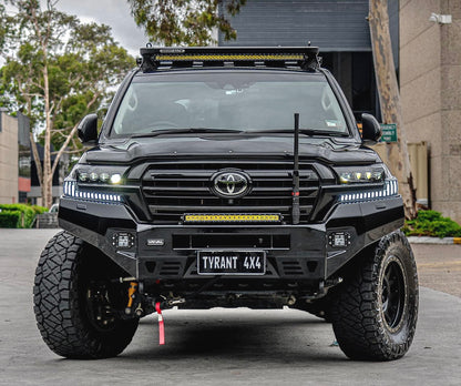 RIVAL Front Aluminum Bumper 2016-2021 Toyota Land Cruiser 200 Series with Winch Mount - RIVAL USA INC.