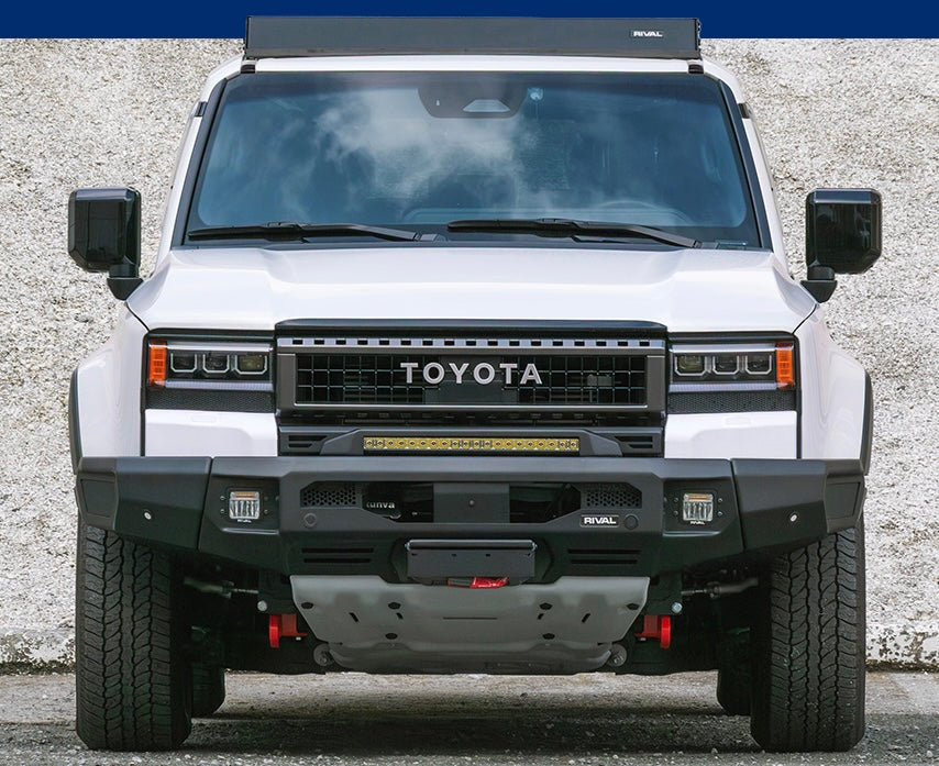 RIVAL Front Aluminum Bumper 2024-2025 Toyota Land Cruiser with Winch Mount and Recovery Points