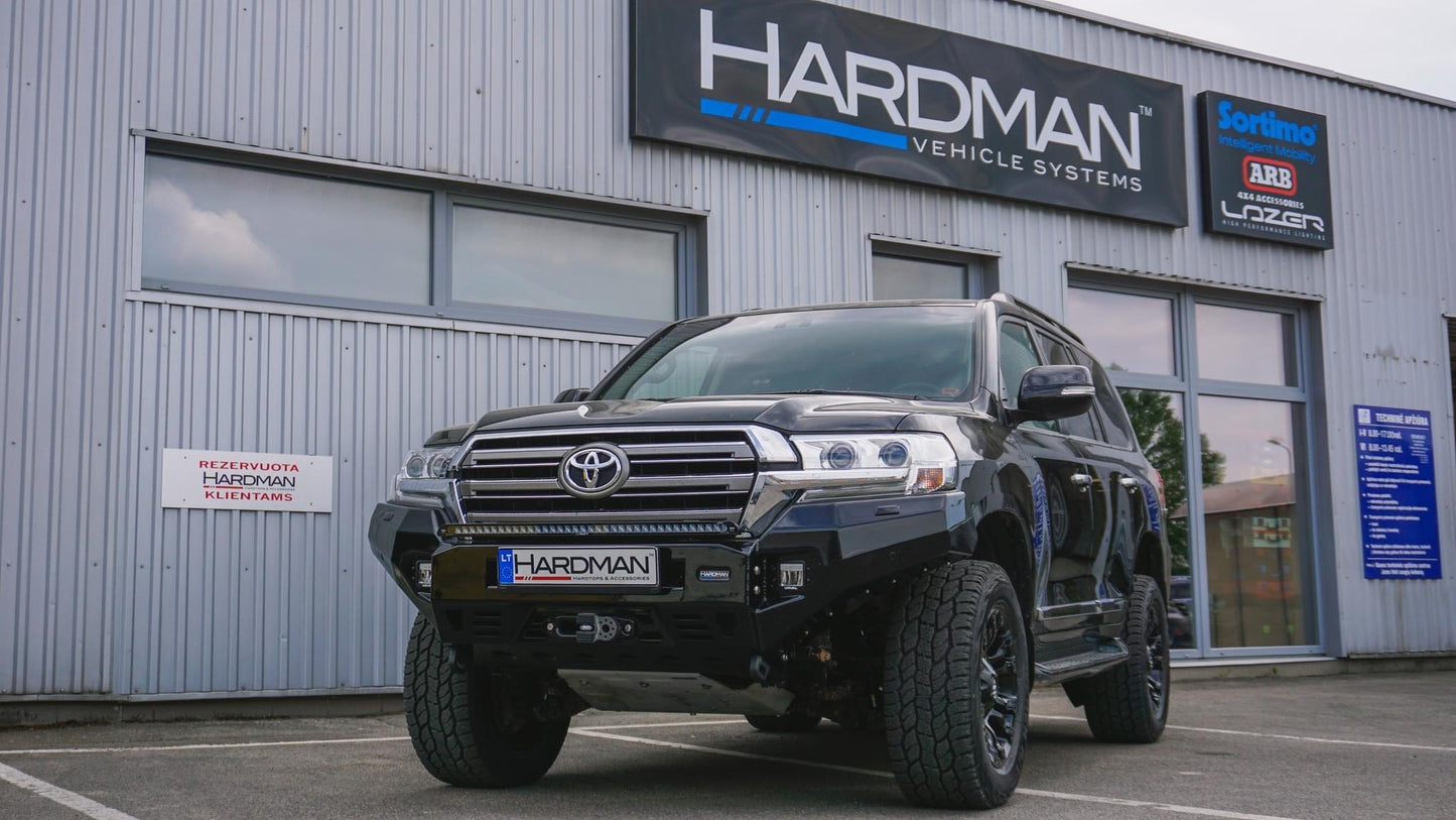 RIVAL Front Aluminum Bumper 2016-2021 Toyota Land Cruiser 200 Series with Winch Mount - RIVAL USA INC.