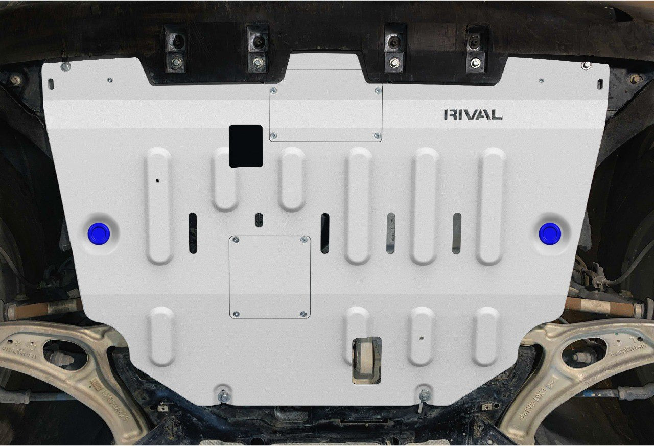 New RIVAL Aluminum Engine Skid Plate Ford Bronco Sport Badlands 2021-2024 Ford Maverick Tremor 2023-2024