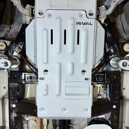 RIVAL Aluminum Transmission Catalytic Converter Transfer Case Skid Plate 2010-2024 Toyota 4Runner - RIVAL USA INC.