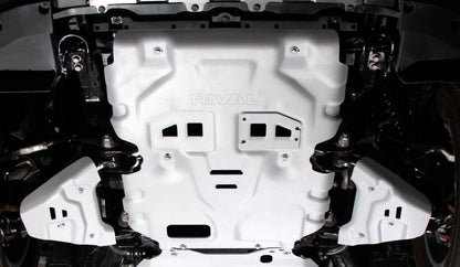 RIVAL Aluminum Engine Skid Plate 2024-2026 Toyota Tacoma SR SR5 Limited TRD Sport with included RIVAL Front Crossmember - RIVAL USA INC.