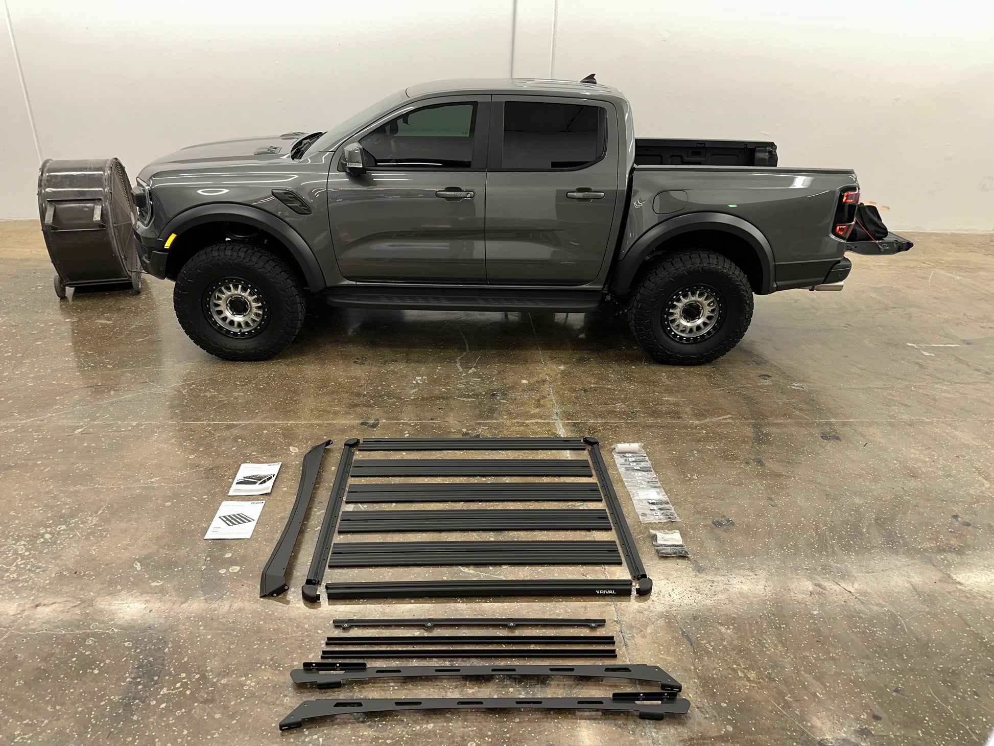 RIVAL Aluminum Roof Rack 2024-2025 Ford Ranger including Raptor - RIVAL USA INC.