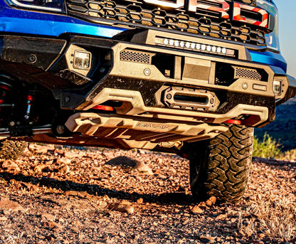 RIVAL Aluminum Radiator Skid Plate and Recovery Points Package 2024-2026 Ford Ranger Raptor 2024-2026 Ford Ranger FX4 - RIVAL USA INC.