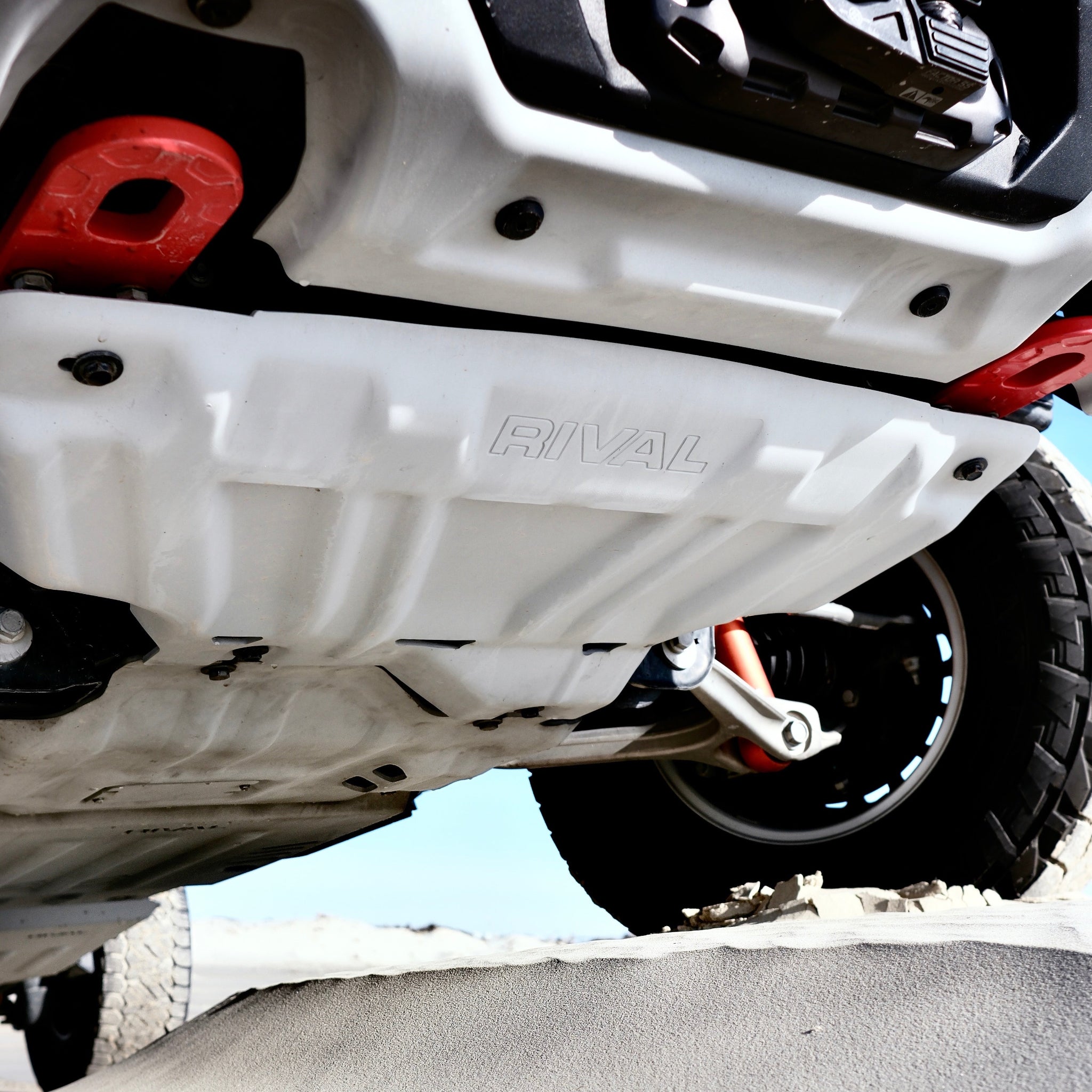 RIVAL Aluminum Radiator Skid Plate and Recovery Points Package