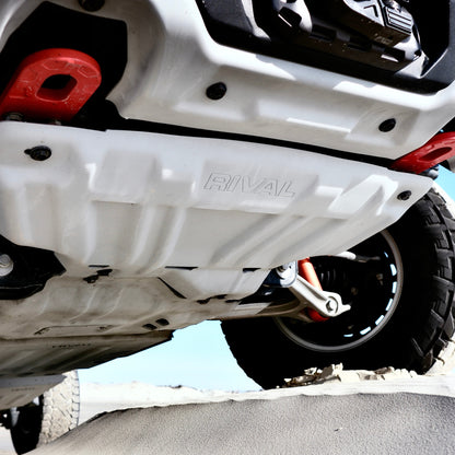 RIVAL Aluminum Radiator Skid Plate and Recovery Points Package 2024-2026 Ford Ranger Raptor 2024-2026 Ford Ranger FX4 - RIVAL USA INC.
