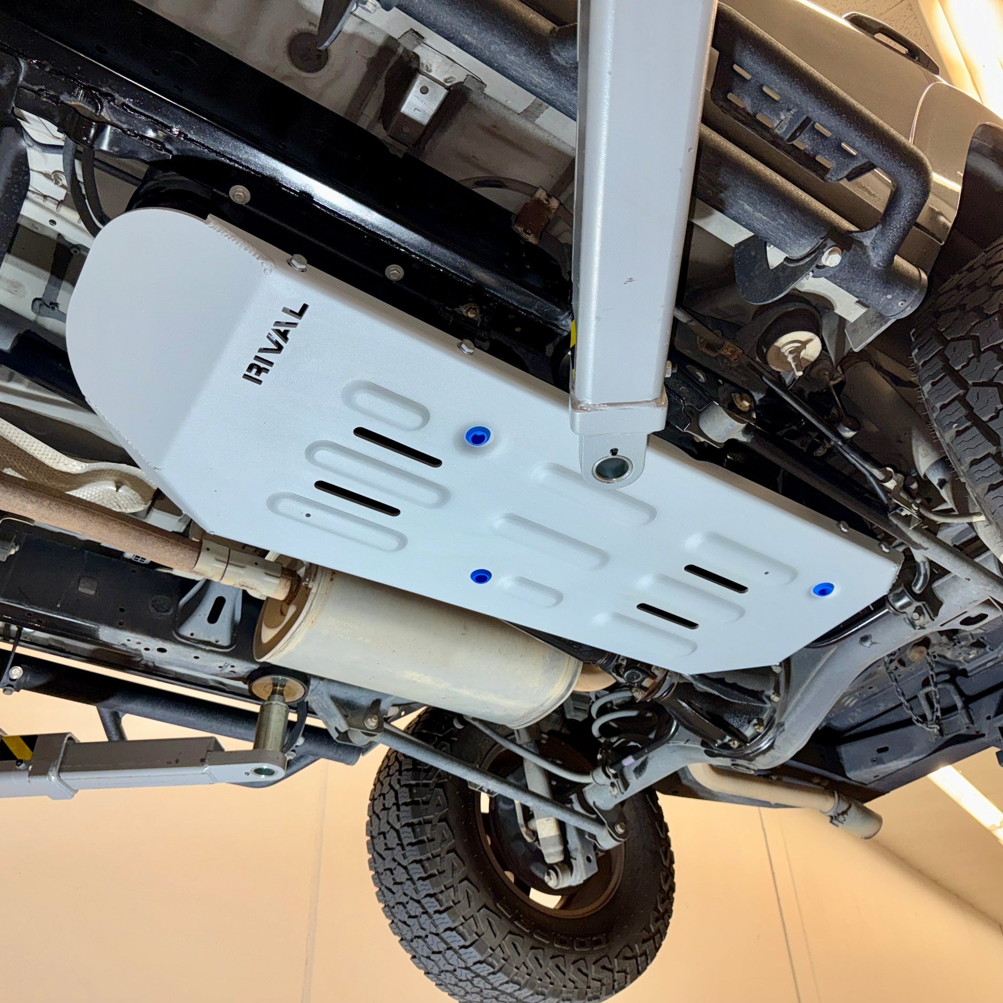 RIVAL Aluminum Gas Tank Skid Plate 2010-2024 Toyota 4Runner Lexus GX 4