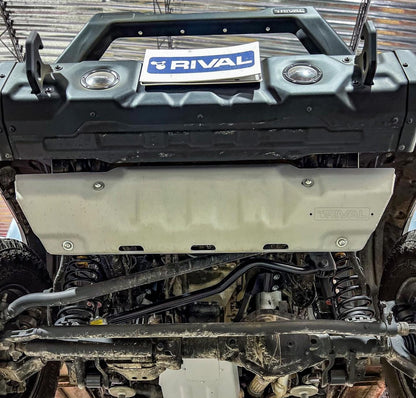 RIVAL Aluminum Steering Skid Plate Jeep Wrangler JL 2018-2024 Jeep Gladiator 2020-2024