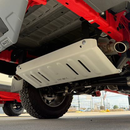 Open Box RIVAL Aluminum Exhaust Skid Plate 2024-2026 Ineos Quartermaster - RIVAL USA INC.