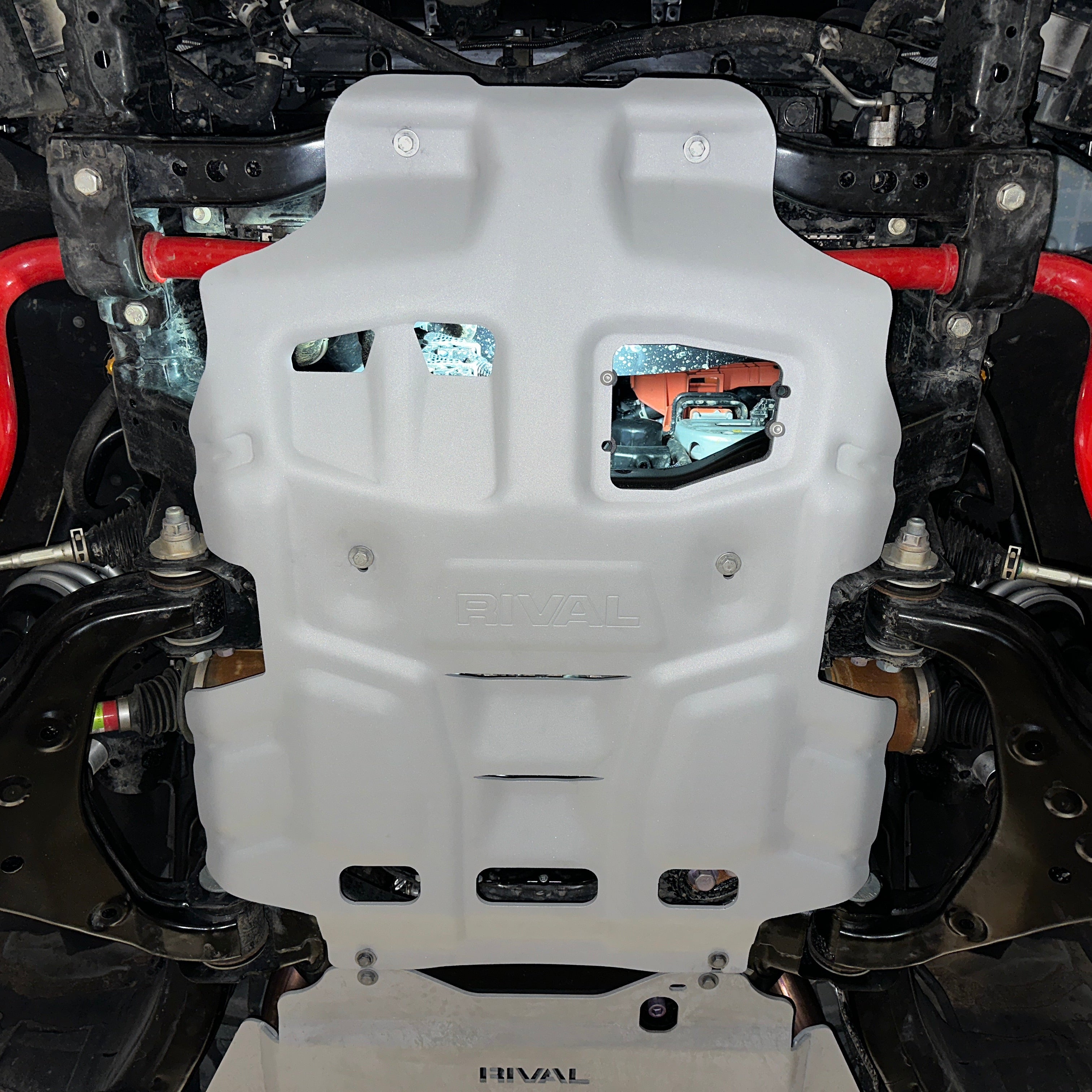Front Engine Skid Plate For Toyota Tundra & Sequoia (2007-2021) – Steel, Gloss Black
