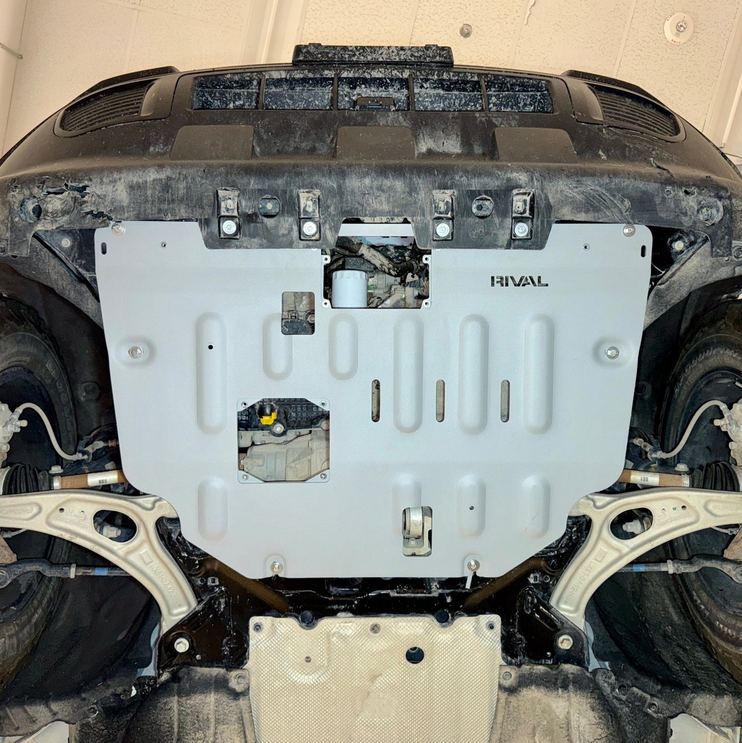 RIVAL Aluminum Engine Skid Plate 2022-2025 Ford Bronco Sport with polymer oil pan - RIVAL USA INC.