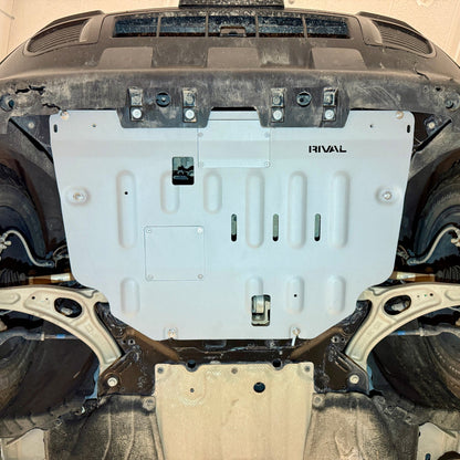 RIVAL Aluminum Engine Skid Plate 2022-2025 Ford Bronco Sport with polymer oil pan - RIVAL USA INC.
