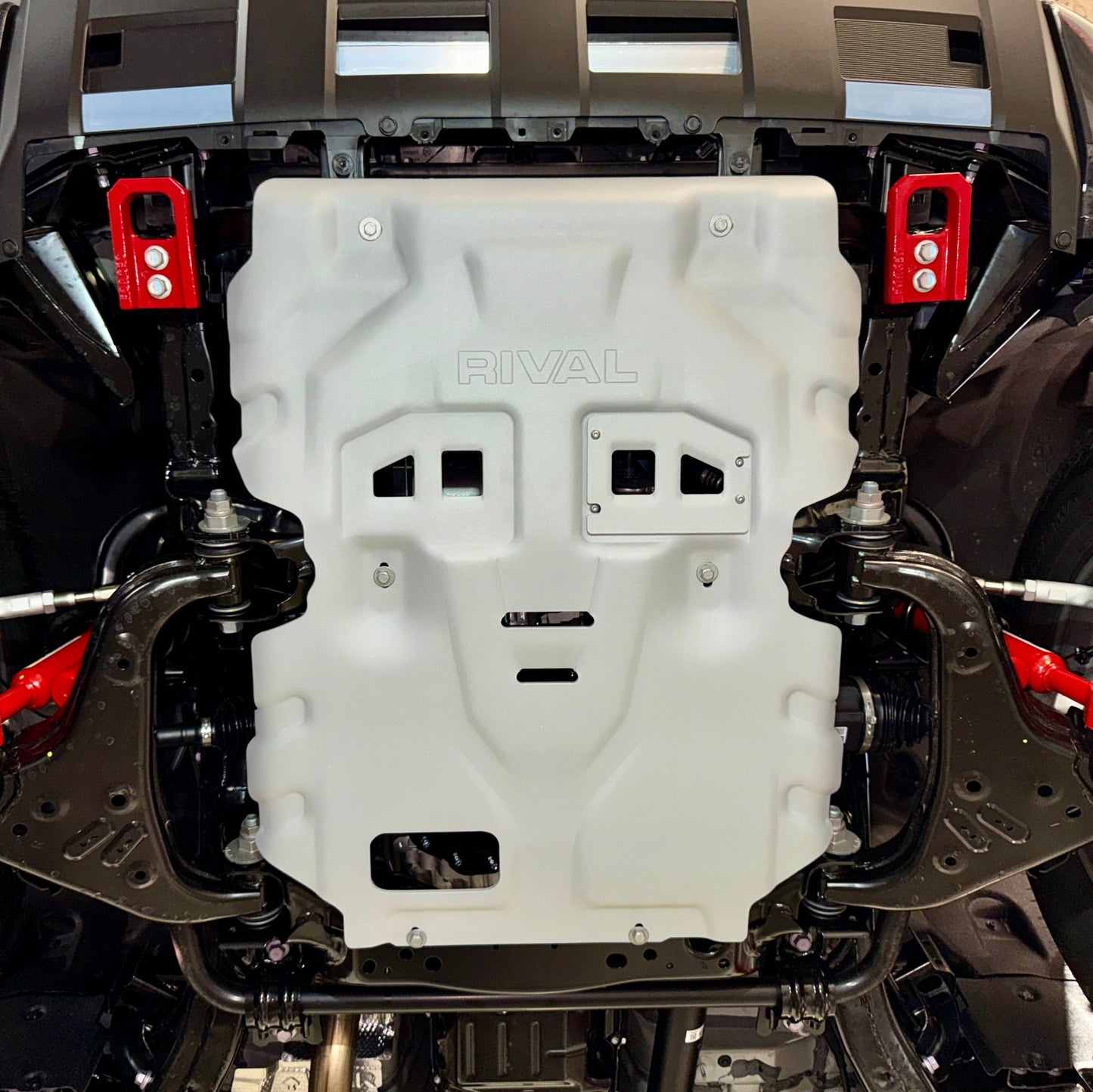 RIVAL Aluminum Engine Skid Plate 2024-2026 Toyota Tacoma TRD Off-Road TRD Pro Trailhunter 2024-2026 Toyota Land Cruiser 2025-2026 Toyota 4Runner - RIVAL USA INC.