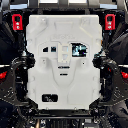RIVAL Aluminum Engine Skid Plate 2024-2026 Toyota Tacoma TRD Off-Road TRD Pro Trailhunter 2024-2026 Toyota Land Cruiser 2025-2026 Toyota 4Runner - RIVAL USA INC.