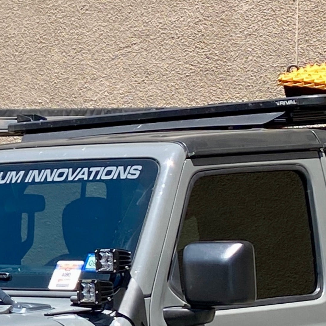 RIVAL Aluminum No-Drill Roof Rack 2018-2025 Jeep Wrangler JL 2-Door 2020-2025 Jeep Gladiator