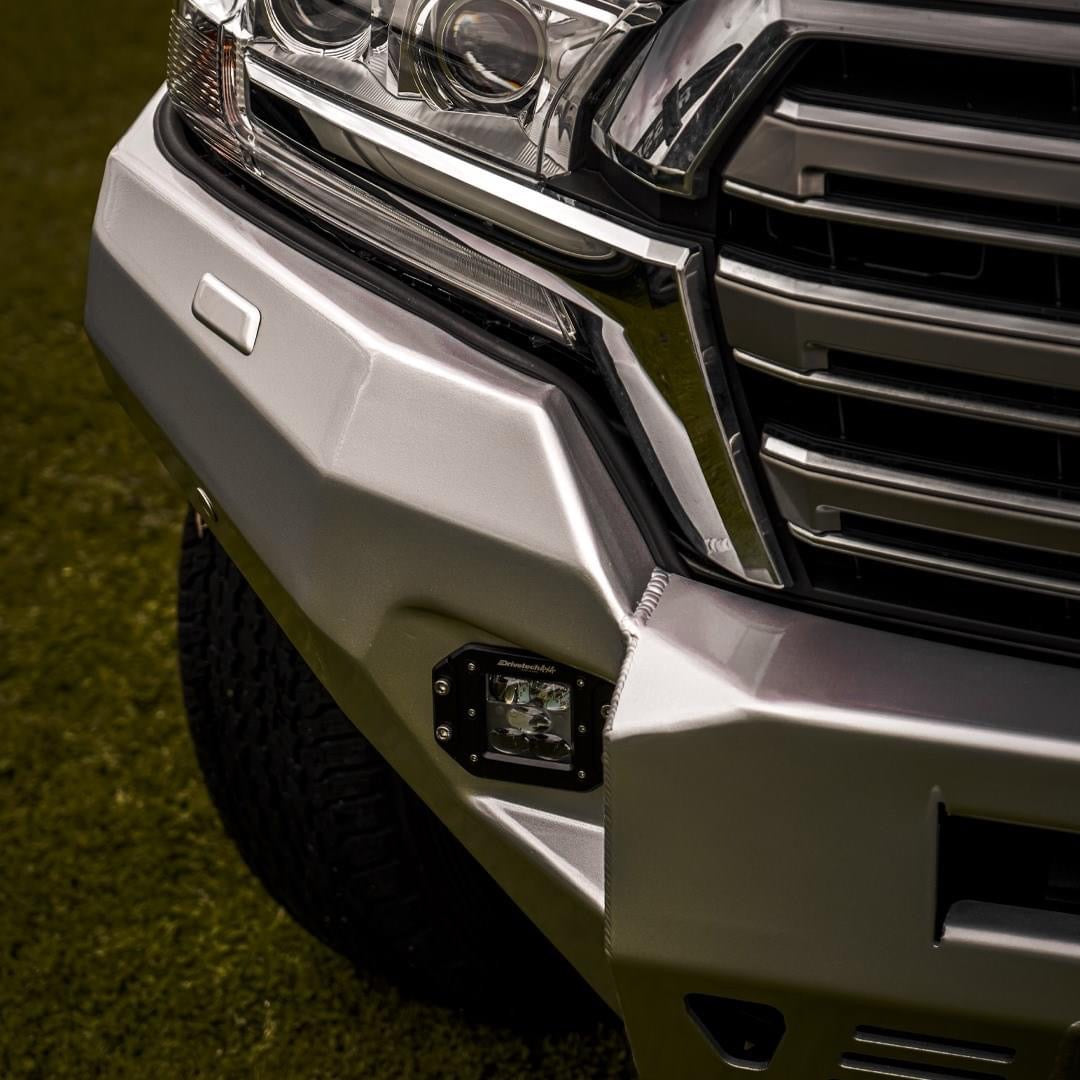 RIVAL Front Aluminum Bumper 2016-2021 Toyota Land Cruiser 200 Series with Winch Mount - RIVAL USA INC.