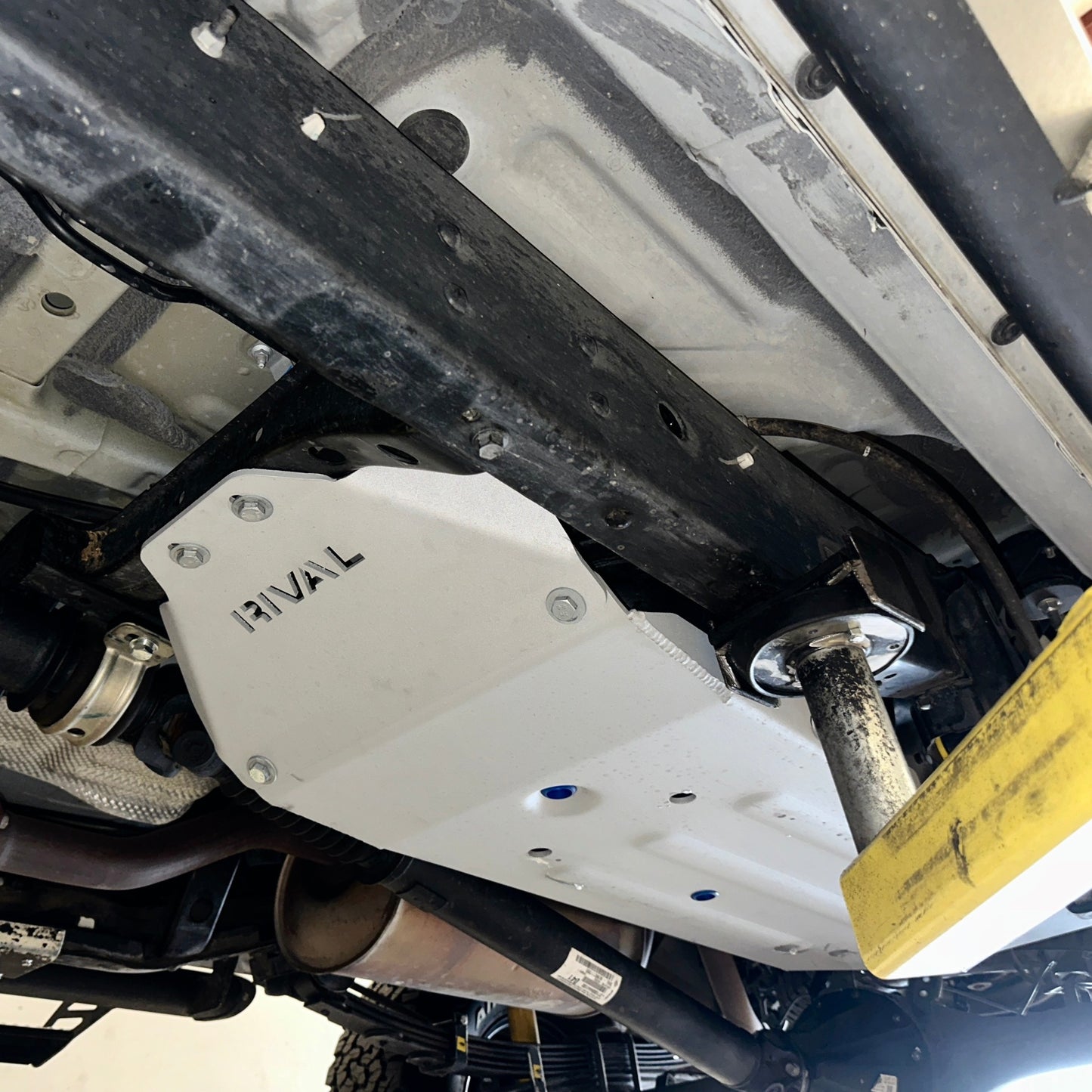 RIVAL Aluminum Gas Tank Skid Plate 2016-2023 Toyota Tacoma 3Gen Including TRD Offroad 5-Foot Bed Only