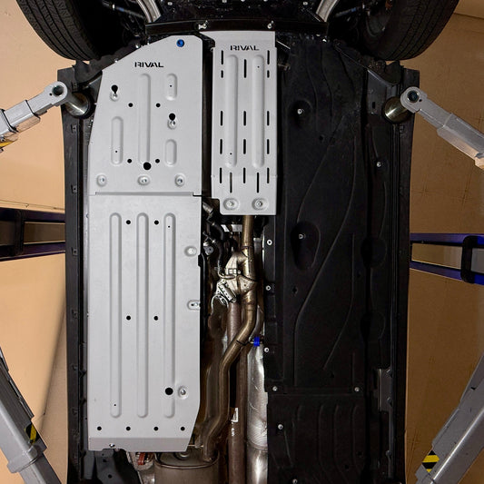 RIVAL Aluminum Passenger Underside Skid Plate 2025 Ford Maverick Hybrid AWD - RIVAL USA INC.