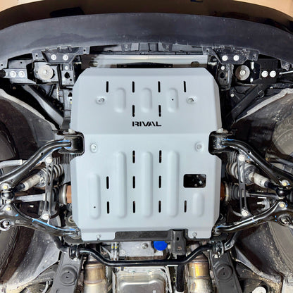 RIVAL Aluminum Engine Skid Plate Chevrolet Tahoe Silverado GMC Sierra Yukon Cadillac Escalade - RIVAL USA INC.