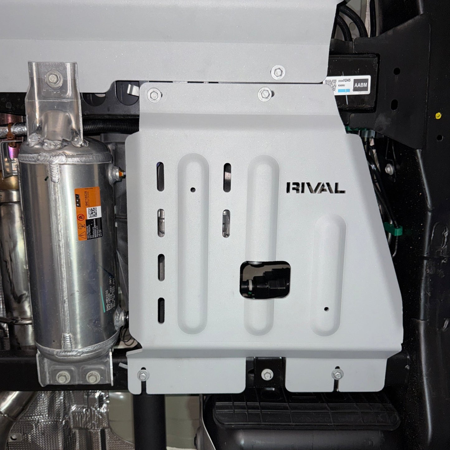 RIVAL Aluminum Transfer Case Skid Plate Chevrolet Tahoe Silverado GMC Sierra Yukon Cadillac Escalade - RIVAL USA INC.