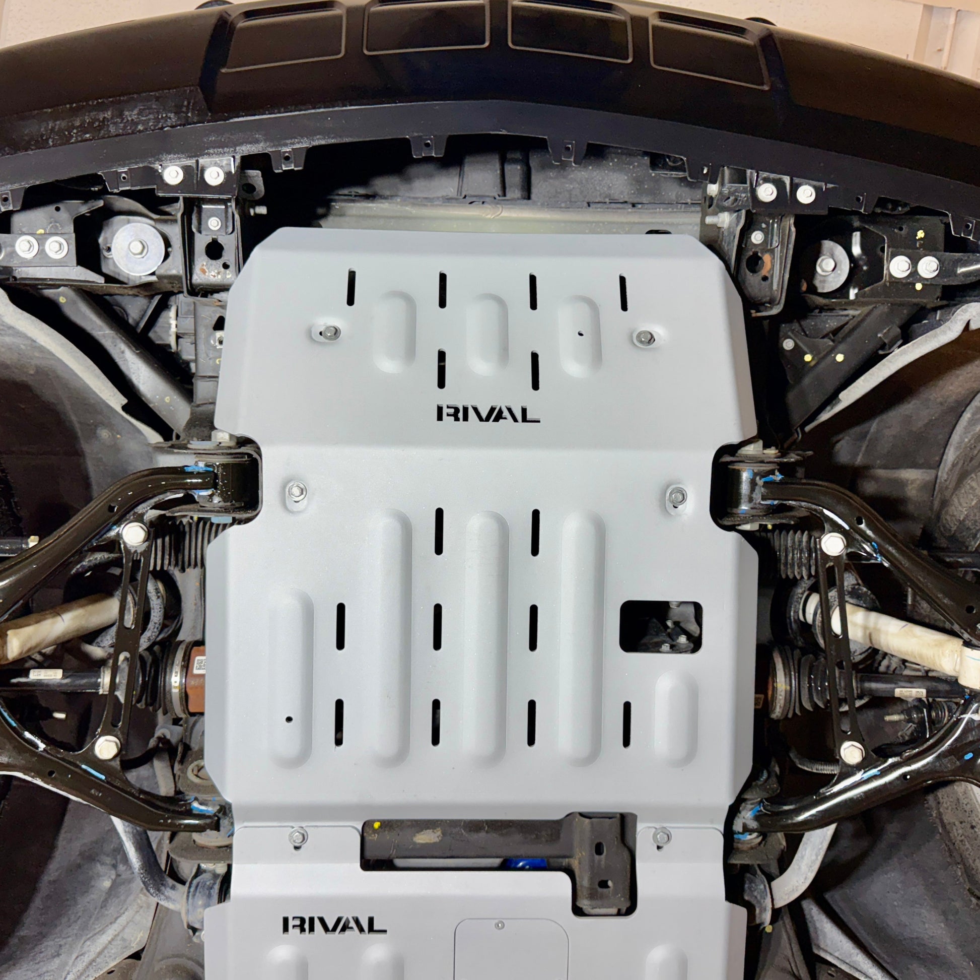 RIVAL Aluminum Engine Skid Plate Chevrolet Tahoe Silverado GMC Sierra Yukon Cadillac Escalade - RIVAL USA INC.