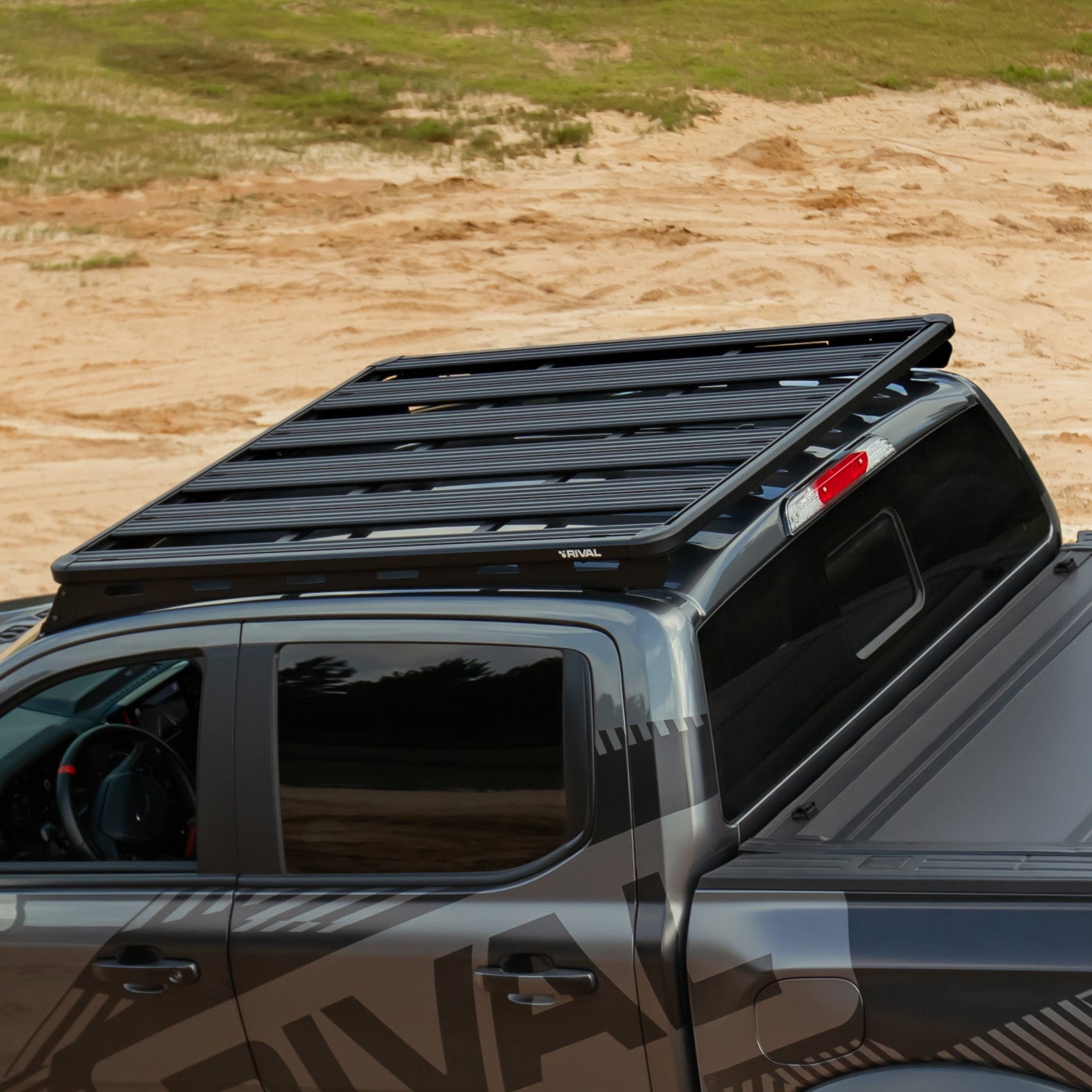 RIVAL Aluminum Quietest 90 mph Roof Rack 2024-2026 Ford Ranger 2024-20