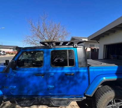 RIVAL Aluminum No-Drill Roof Rack 2018-2025 Jeep Wrangler JL 2-Door 2020-2025 Jeep Gladiator