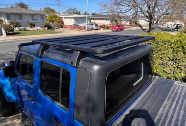 RIVAL Aluminum No-Drill Roof Rack 2018-2025 Jeep Wrangler JL 2-Door 2020-2025 Jeep Gladiator