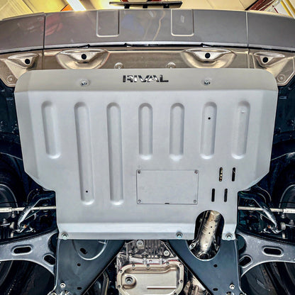 RIVAL Aluminum Engine Skid Plate 2022-2024 Subaru Forester Wilderness 2018-2025 Subaru Crosstrek including Wilderness