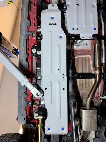 RIVAL Aluminum Gas Tank Skid Plate 2020-2026 Jeep Gladiator