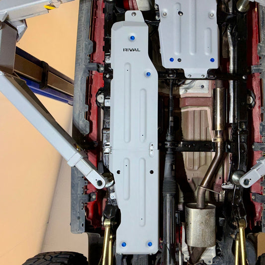 RIVAL Aluminum Gas Tank Skid Plate 2020-2026 Jeep Gladiator