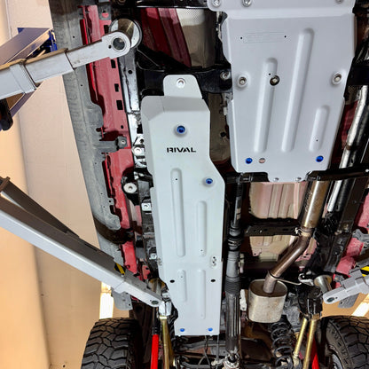 RIVAL Aluminum Gas Tank Skid Plate 2020-2026 Jeep Gladiator