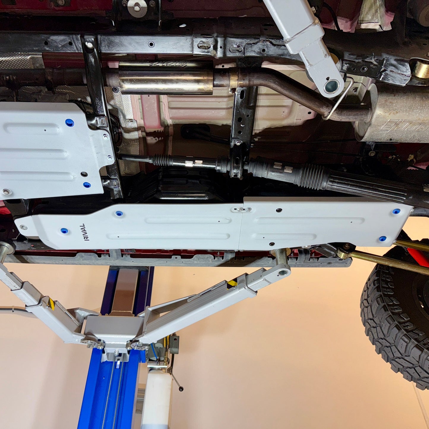 RIVAL Aluminum Gas Tank Skid Plate 2020-2026 Jeep Gladiator