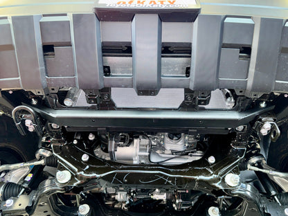 RIVAL Aluminum Engine Skid Plate 2024-2025 Toyota Tacoma 4th Gen SR SR5 Limited TRD Sport with RIVAL Front Crossmember