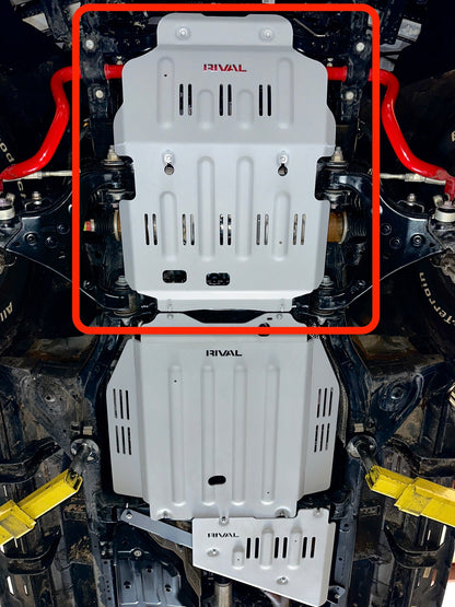 RIVAL Aluminum Engine Skid Plate Toyota Tundra CrewMax 2021-2024 (including Hybrid) Toyota Sequoia 2022-2024